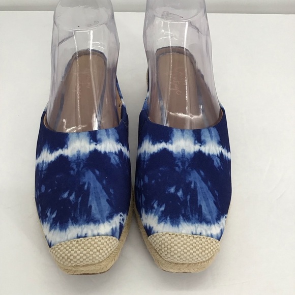 Crown Vintage Leonard Espadrille Wedge Slip-On Mule Casual Resort NWOT Size 6 - Picture 4 of 10